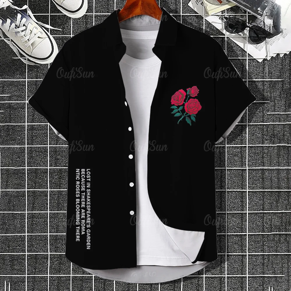 Summer Men'S Shirt Trendy 3d Printing Black And White Chest Pattern Popular Fashion Short Sleeve Casual Outdoor Street Men'S Clo
Summer Men'S Shirt Trendy 3d Printing Black And White Chest Pattern Popular Fashion Short Sleeve Casual Outdoor Street Men'S Clo