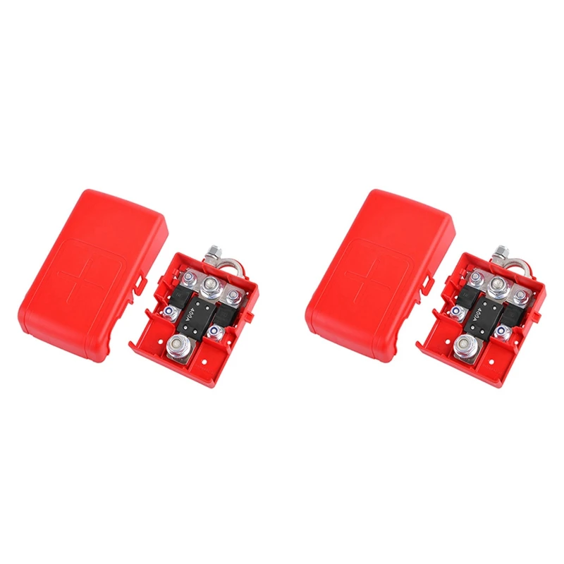 

2X 32V 400A Car Battery Distribution Terminal Quick Release Pile Head Connector Auto Accessories