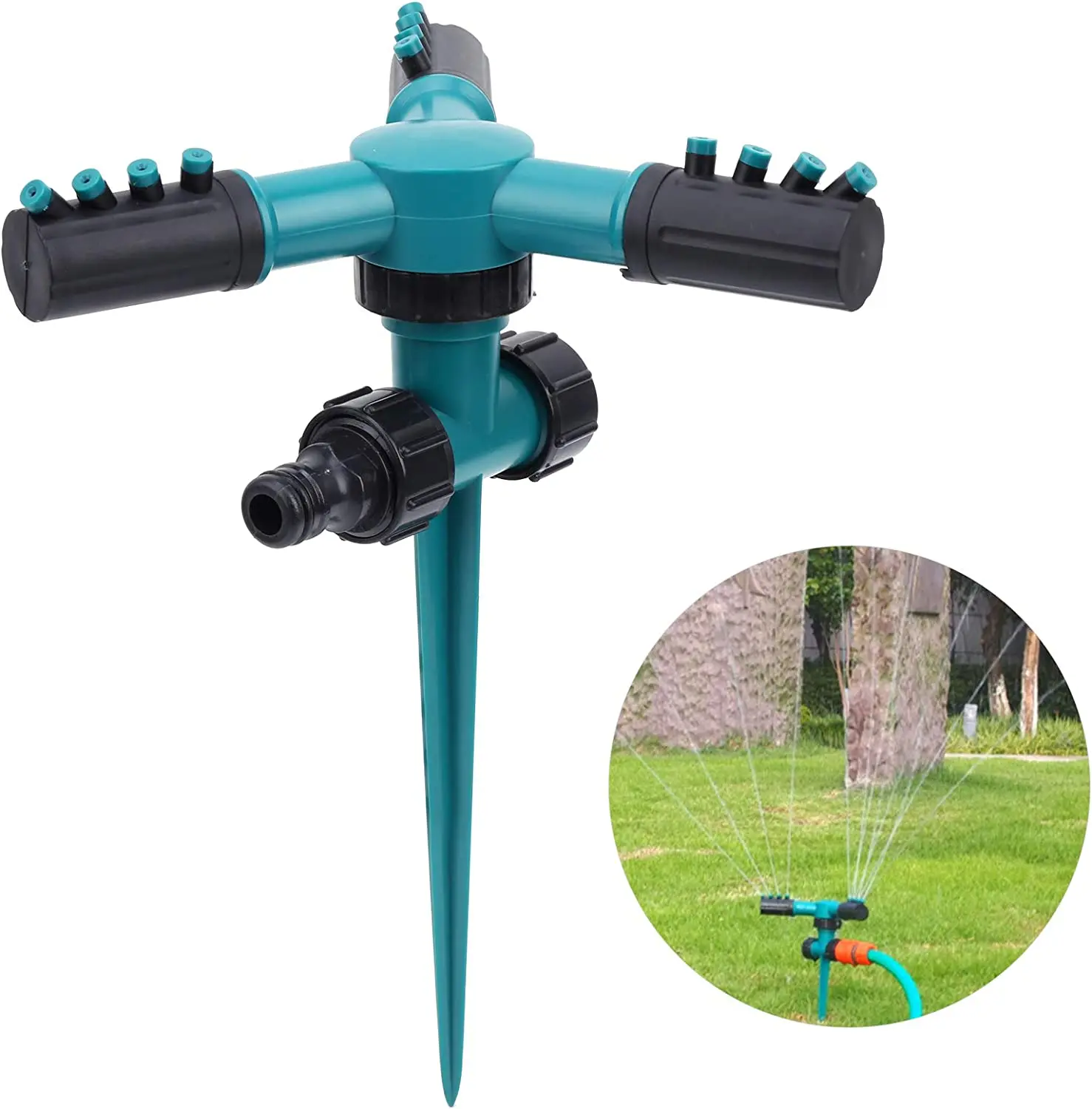360 Degree Rotating Lawn Ground Insert Automatic Sprink Water Watering Sprinkler Sprayer Lawn Garden Sprinkling Irrigation Kits
360 Degree Rotating Lawn Ground Insert Automatic Sprink Water Watering Sprinkler Sprayer Lawn Garden Sprinkling Irrigation Kits
