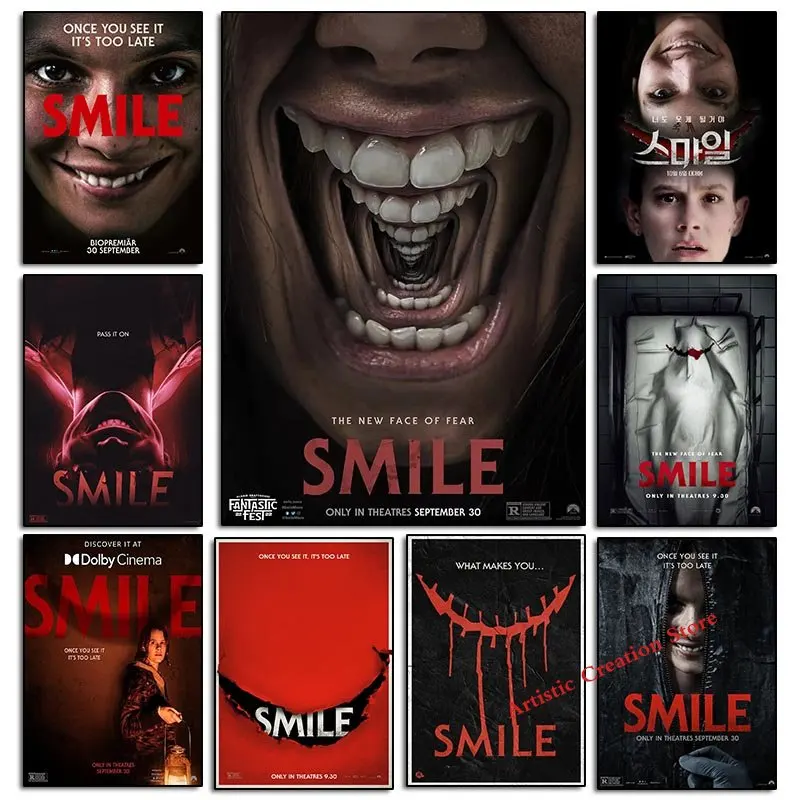 Horror Smile Movie NEW Thrilling Film Print Art Canvas Poster For Living Room Decor Home Wall Picture
Horror Smile Movie NEW Thrilling Film Print Art Canvas Poster For Living Room Decor Home Wall Picture
