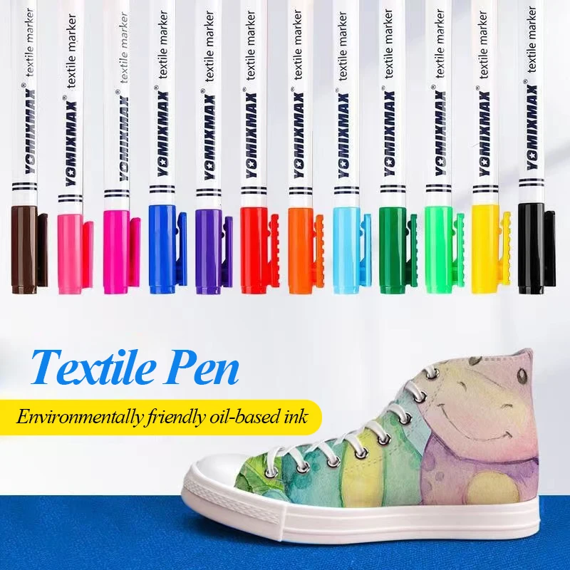 Fabric Paint Marker Pen 12 Colors Art Markers for Clothes Canvas T-shirt Shoes Pens Paint Markers School Student Stationery
Fabric Paint Marker Pen 12 Colors Art Markers for Clothes Canvas T-shirt Shoes Pens Paint Markers School Student Stationery