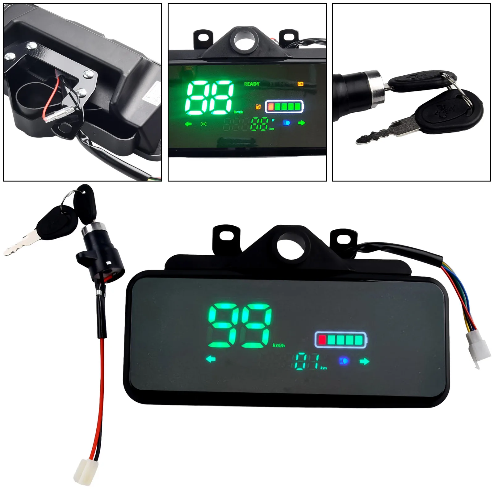 48-72V Ebike LCD Display Motor Speedmeter Screen E-Bike Control Panel With Switch Keys Electric Bicycle Accessories
48-72V Ebike LCD Display Motor Speedmeter Screen E-Bike Control Panel With Switch Keys Electric Bicycle Accessories