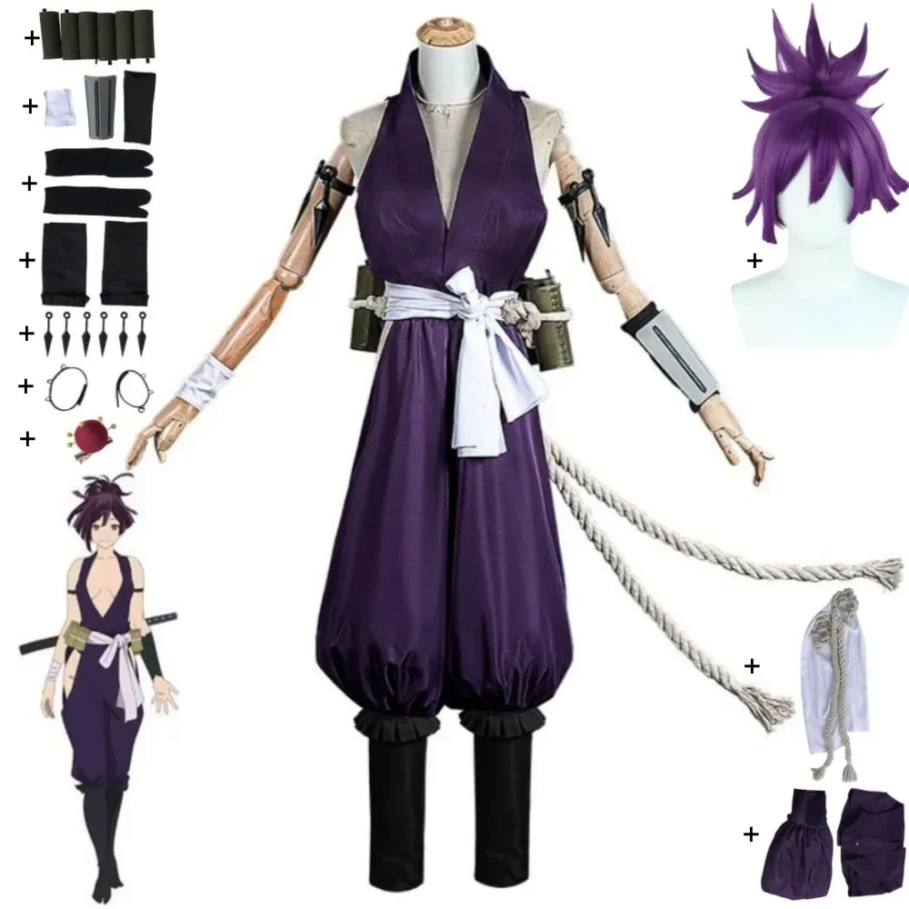 Anime Yuzuriha Jigoku Raku Jigokuraku Hell's Hells Paradise Cosplay Costume Wig Ninja Uniform Hallowen Carnival Party Suit
Anime Yuzuriha Jigoku Raku Jigokuraku Hell's Hells Paradise Cosplay Costume Wig Ninja Uniform Hallowen Carnival Party Suit