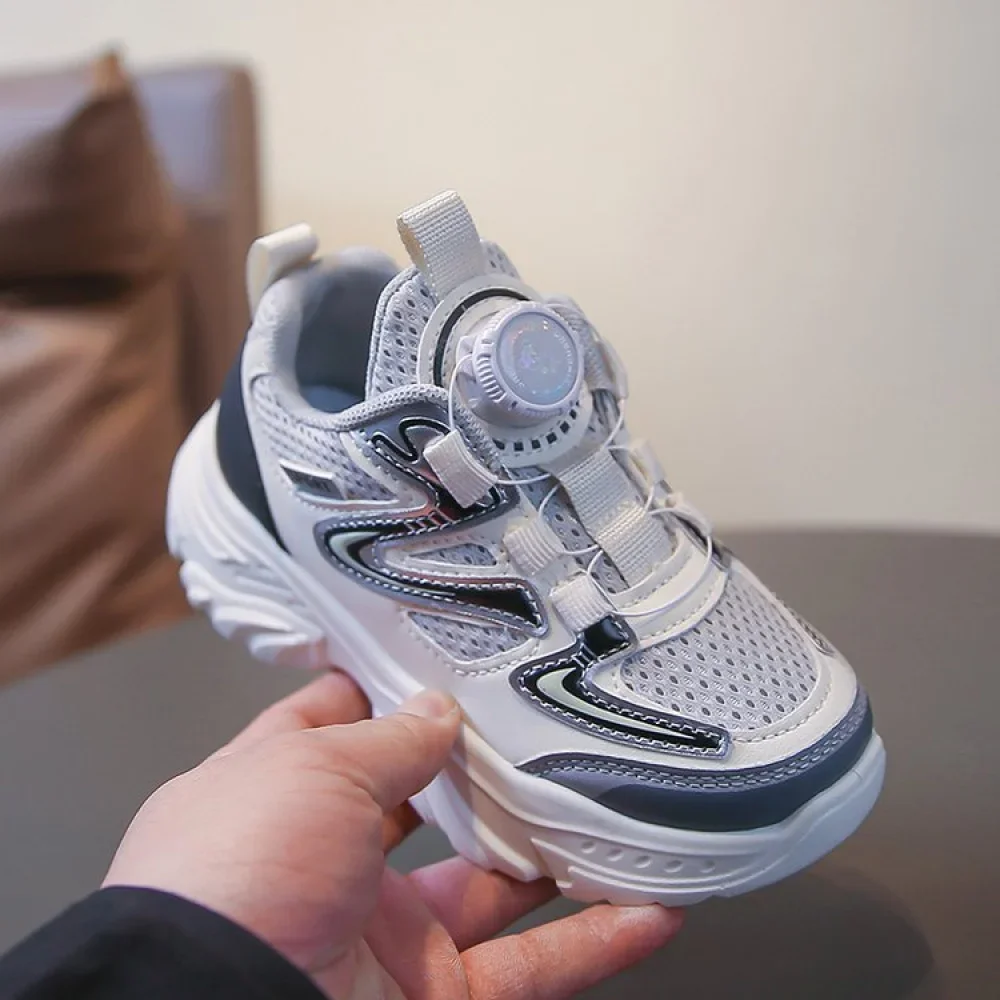 أحذية رياضية من الجلد الصناعي للأطفال موديل 2026، أحذية جري عصرية للمراهقين والأطفال، شبكية وقابلة للتنفس للأولاد والبنات أحذية رياضية من الجلد الصناعي للأطفال موديل 2026، أحذية جري عصرية للمراهقين والأطفال، شبكية وقابلة للتنفس للأولاد والبنات