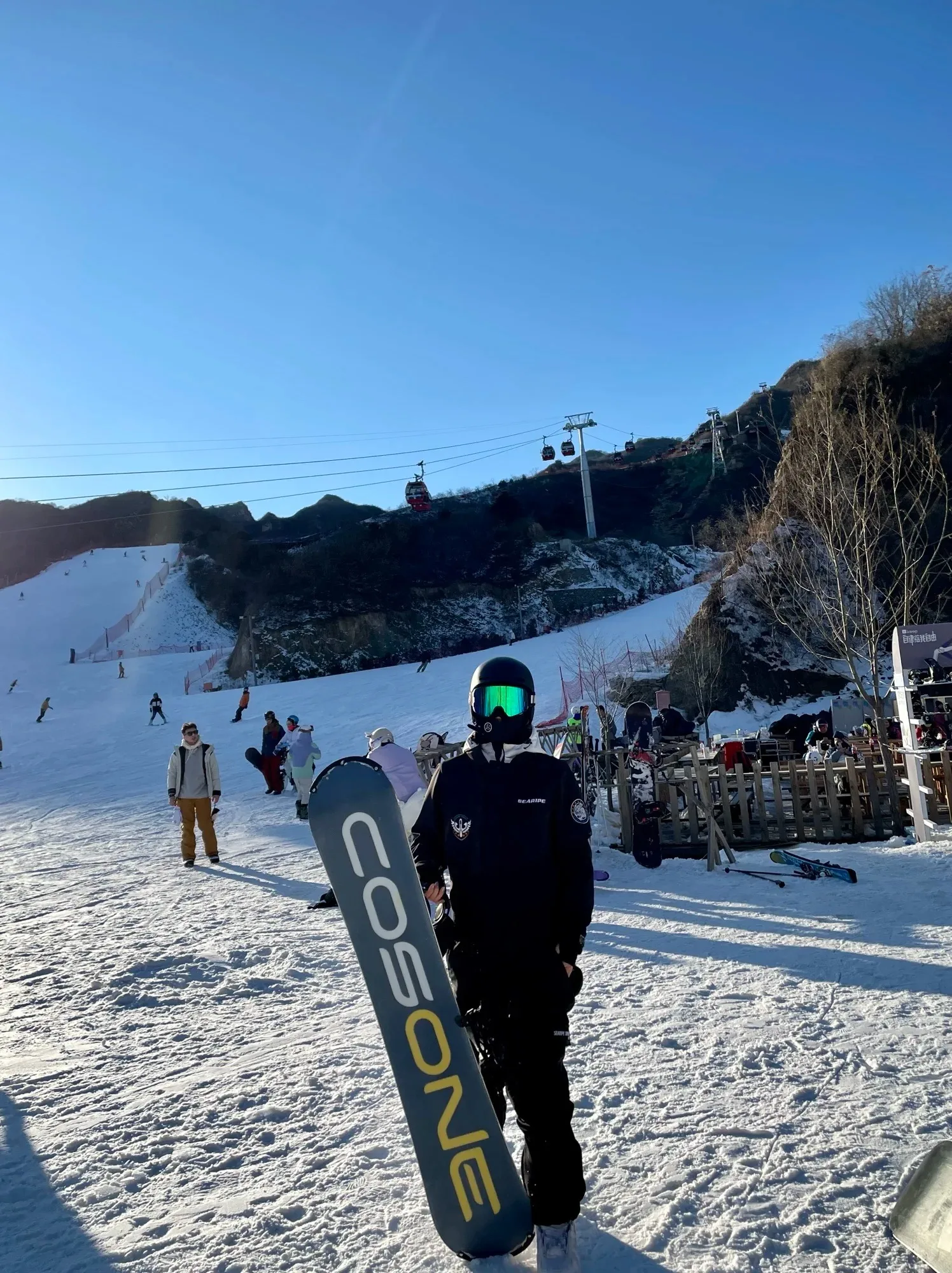 Unisex Hooded Skiing Snowboard Jumpsuit