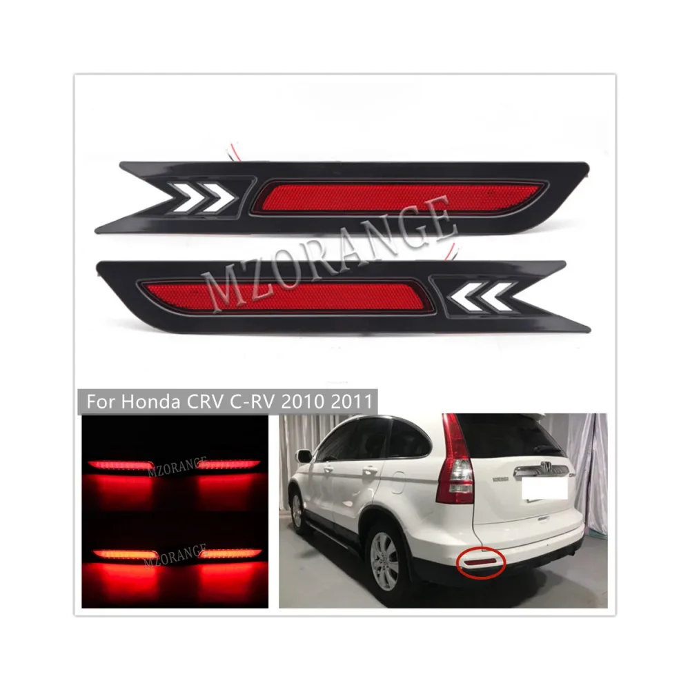 2Pcs LED Tail Rear Bumper Reflector Light For Honda CRV 2010 2011 Brake Warning Stop Turn Signal Fog Lamp Car Accessories
2Pcs LED Tail Rear Bumper Reflector Light For Honda CRV 2010 2011 Brake Warning Stop Turn Signal Fog Lamp Car Accessories