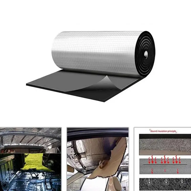 Self-adhesive 100x50cm Thermal Insulation For Car, Car Acoustic Insulation Rubber Pad, 5MM 10MM 15MM 20MM Thickness Optional 
Self-adhesive 100x50cm Thermal Insulation For Car, Car Acoustic Insulation Rubber Pad, 5MM 10MM 15MM 20MM Thickness Optional