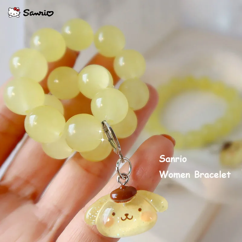 Creative Ice Yellow Women Bracelet Kawaii Sanrio Pom Pom Purin Cartoon Pendant Accessories Fashion Bracelet Jewelry Gift 
Creative Ice Yellow Women Bracelet Kawaii Sanrio Pom Pom Purin Cartoon Pendant Accessories Fashion Bracelet Jewelry Gift