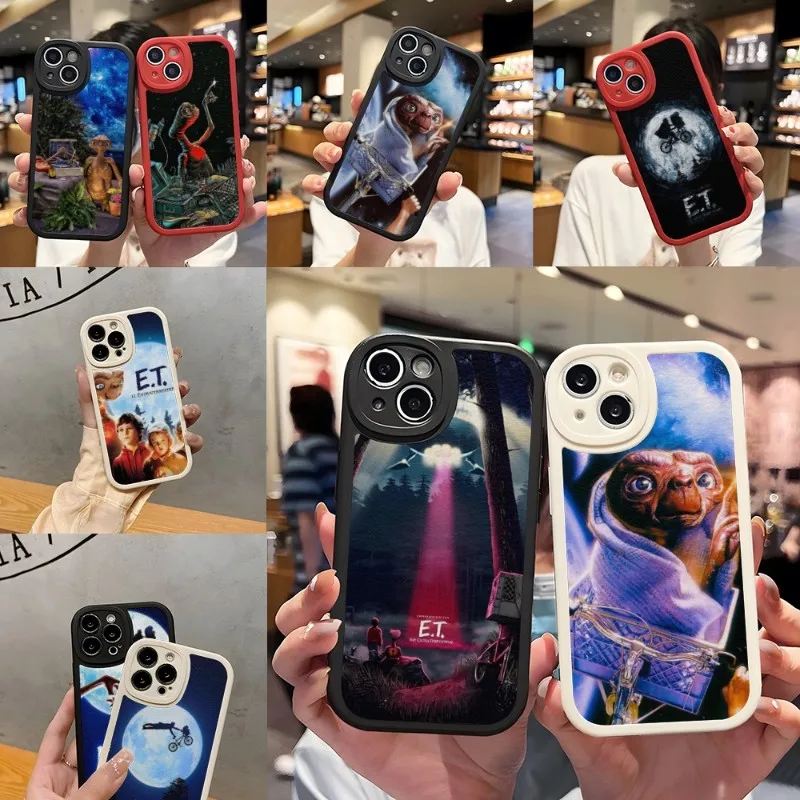 E.T. The Extra-Terrestrial Movie Phone Case For IPhone 14 11 13 12 Pro Max Mini Xs X Xr 7 8 Plus SE2020 Leather Texture Coque
E.T. The Extra-Terrestrial Movie Phone Case For IPhone 14 11 13 12 Pro Max Mini Xs X Xr 7 8 Plus SE2020 Leather Texture Coque