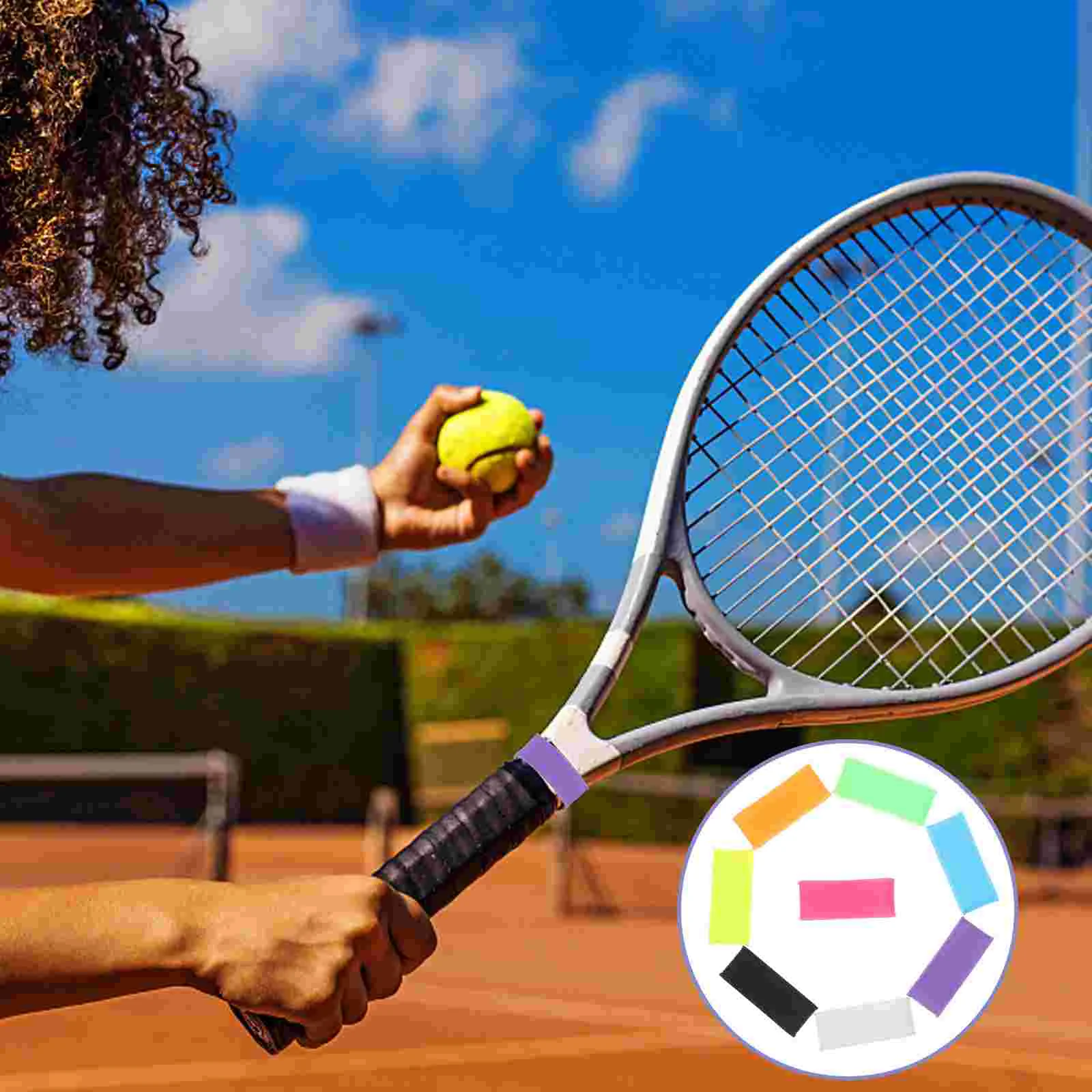 16 Pcs Tennis Racket Universal Silicone Fixed Ring Elastic (random Color 16pcs) Small Overgrip Protector
16 Pcs Tennis Racket Universal Silicone Fixed Ring Elastic (random Color 16pcs) Small Overgrip Protector