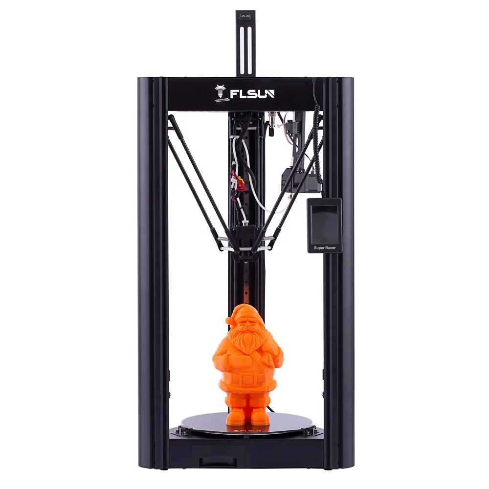 

Flsun SR Fast Print Speed Max 200mm/s Large SuperRace D260*330mm Metal Structure Delta 3D Printer