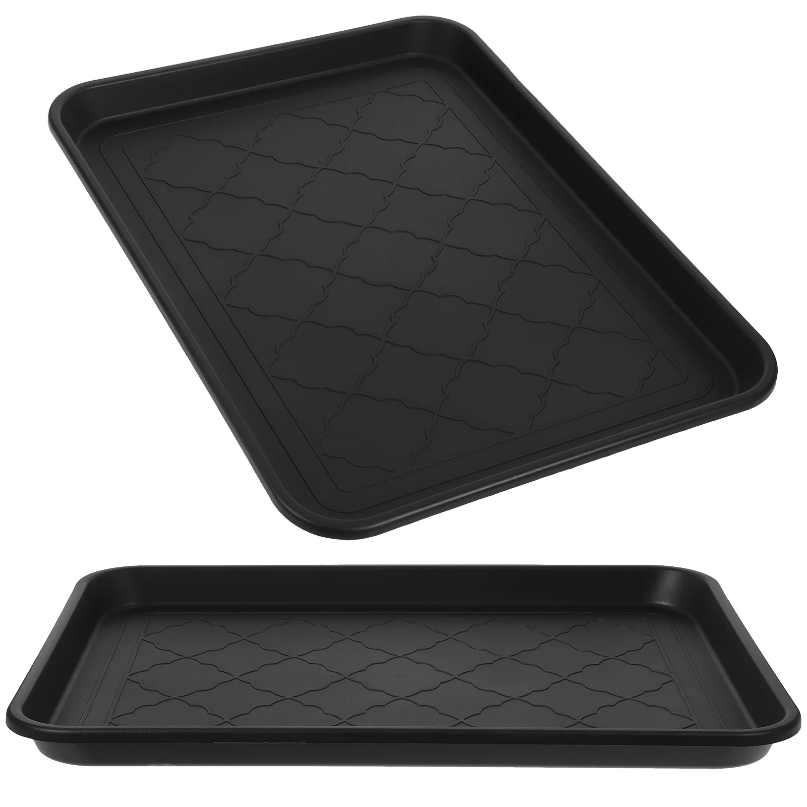 2 Pcs Shoe Tray Entryway Shoes Multipurpose Storage for Indoor Small Dish Washer Boots Practical Clean Plastic Bonsai Mat 
2 Pcs Shoe Tray Entryway Shoes Multipurpose Storage for Indoor Small Dish Washer Boots Practical Clean Plastic Bonsai Mat