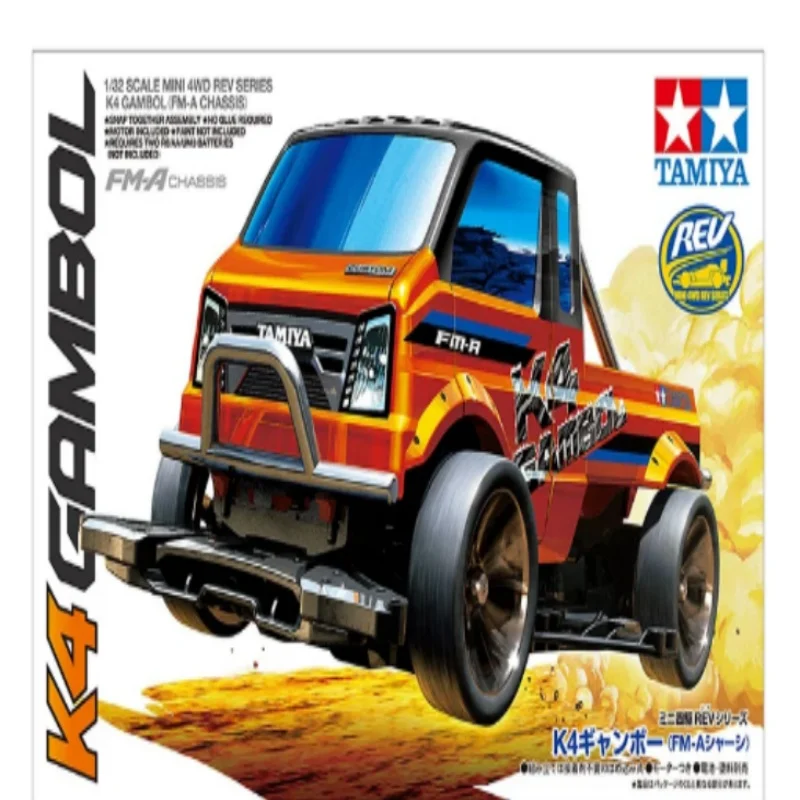 TAMIYA 18718 K4 Gambol FMA Модель шасси грузовика масштаб 1/32 мини 4wd REV Series
TAMIYA 18718 K4 Gambol FMA Модель шасси грузовика масштаб 1/32 мини 4wd REV Series