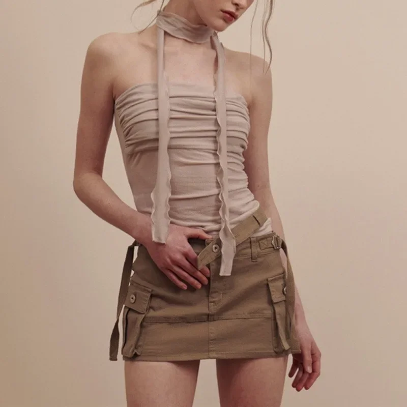 French Vintage Vintage Collar Streamer Slim Atmosphere Sensual Sexy New Fashion Vest Bandeau Women's Top Elegant
French Vintage Vintage Collar Streamer Slim Atmosphere Sensual Sexy New Fashion Vest Bandeau Women's Top Elegant