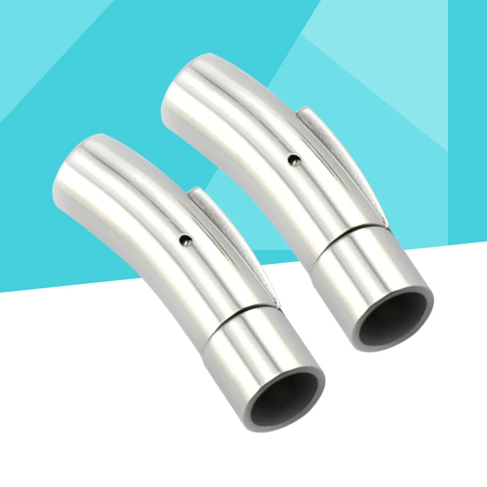 2 Pcs Jewelry Making Accessories Supplies Cord End Clasp Wire Connectors Stainless Steel Magnetic
2 Pcs Jewelry Making Accessories Supplies Cord End Clasp Wire Connectors Stainless Steel Magnetic
