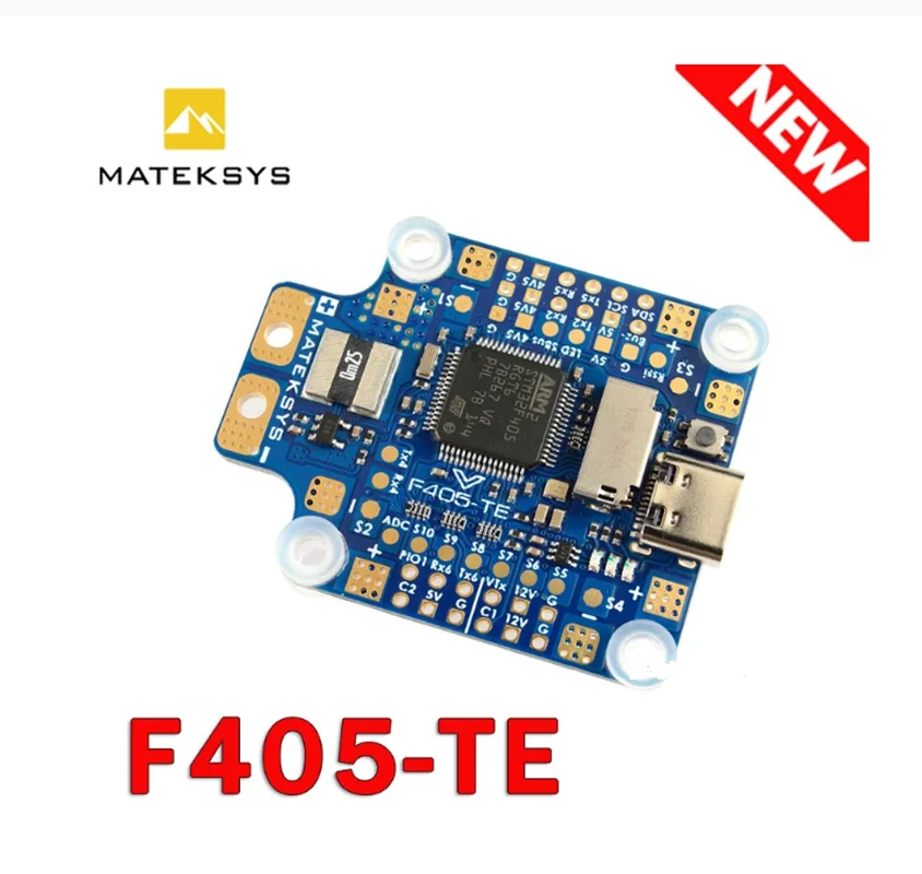 

Matek MATEKSYS F405-TE F405 FC STM32F405RGT6 Flight Controller Built-in OSD SD Slot For RC Drone Parts F405-SE Updated Version