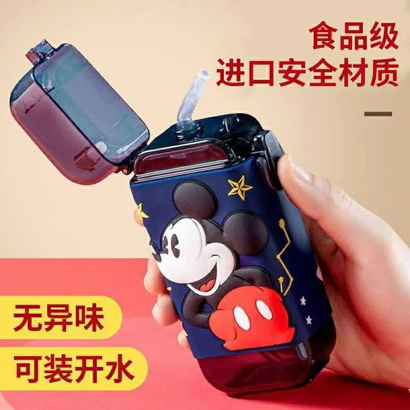 280Ml Disney Mickey Mouse Cartoon Cups with Straw Portable Square Water Bottle for Kids Baby Water Feeding Cup Sport Bottles
280Ml Disney Mickey Mouse Cartoon Cups with Straw Portable Square Water Bottle for Kids Baby Water Feeding Cup Sport Bottles