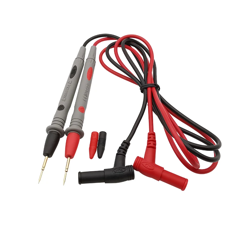 

1Pair Universal Multimeter Probe Test Leads 1000V 20A 4mm Banana Plug for Digital Multimeter Needle Tip Probe Lead Cable
