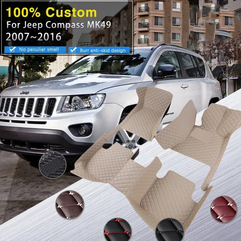 Car Floor Mats For Jeep Compass MK49 2007~2016 Leather Mat Anti Dirty Pads Protective Rug Carpet Interior Parts Car Accessories
Car Floor Mats For Jeep Compass MK49 2007~2016 Leather Mat Anti Dirty Pads Protective Rug Carpet Interior Parts Car Accessories