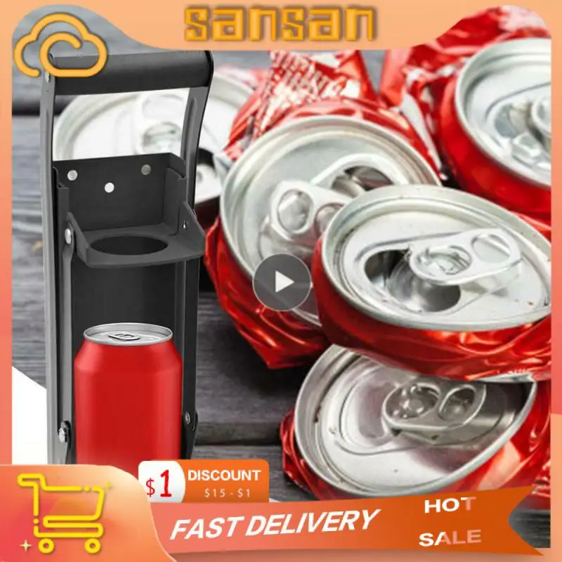 

500ml 16.9 OZ Can Press Crusher Recovery Tool Wall-mounted Beer Can Opener Multi-function Electric Bottle Opener