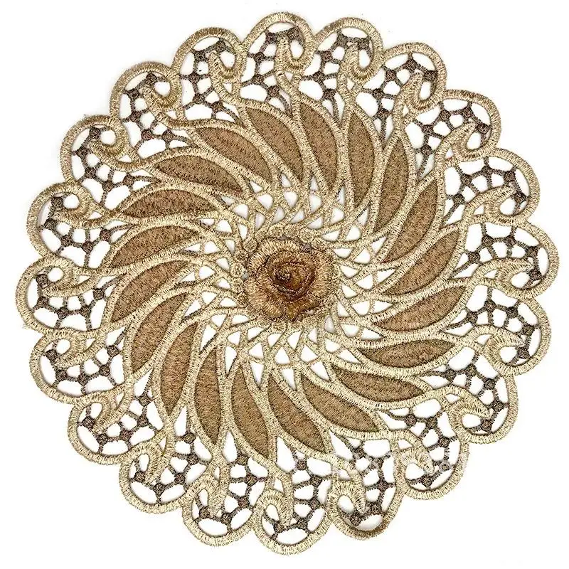 1Pcs Round Shape Hollow Coffee Cloth Lace Fabric Embroidery Water-Soluble Flower Table Cloth
1Pcs Round Shape Hollow Coffee Cloth Lace Fabric Embroidery Water-Soluble Flower Table Cloth