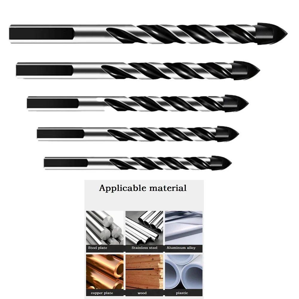 5PCS Tricorn Bit 3/4/5/6/8mm Diameter Triangular Shape Handle For Glass Concrete Plastic Cement Wood Opener Drilling Bits
5PCS Tricorn Bit 3/4/5/6/8mm Diameter Triangular Shape Handle For Glass Concrete Plastic Cement Wood Opener Drilling Bits