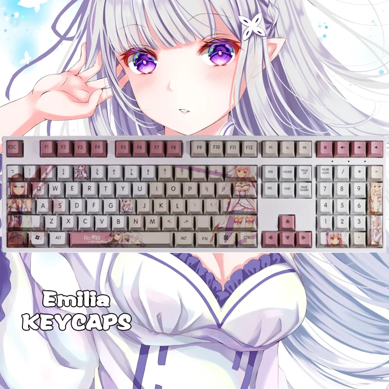 Anime Re Life In A Different World Emilia Keycaps Mechanical Keyboard Decoration Keycap Anime Keycaps Cosplay Gift Beauty Keycap
Anime Re Life In A Different World Emilia Keycaps Mechanical Keyboard Decoration Keycap Anime Keycaps Cosplay Gift Beauty Keycap