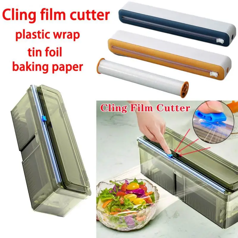 Новый пластиковый диспенсер для пищевой пленки, резак, диспенсер для пищевой пленки, резак для алюминиевой фольги, органайзер для пищевой пленки, кухонные инструменты
Новый пластиковый диспенсер для пищевой пленки, резак, диспенсер для пищевой пленки, резак для алюминиевой фольги, органайзер для пищевой пленки, кухонные инструменты