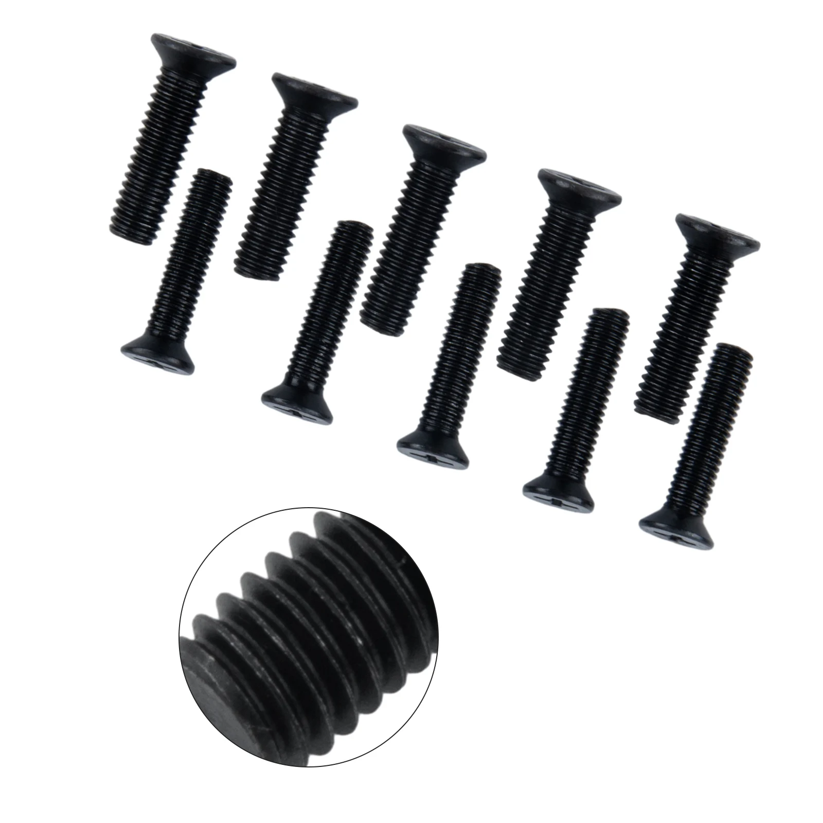 

Fasteners Screws Power Tool Accessories Drill Chuck Fixing Screw For 1/2inch Left Hand M6 Shank Thread 10Pcs 3/8inch UNF