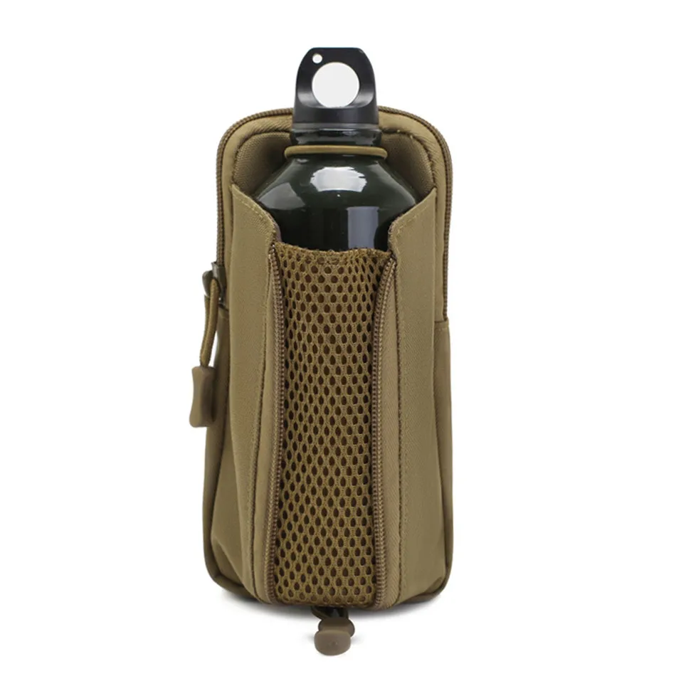 

Тактическая переноска для бутылок с водой, уличная Сумка Molle, дорожная походная сумка на шнурке, держатель для бутылок с водой, сумка-переноска для чайника, сумка для телефона