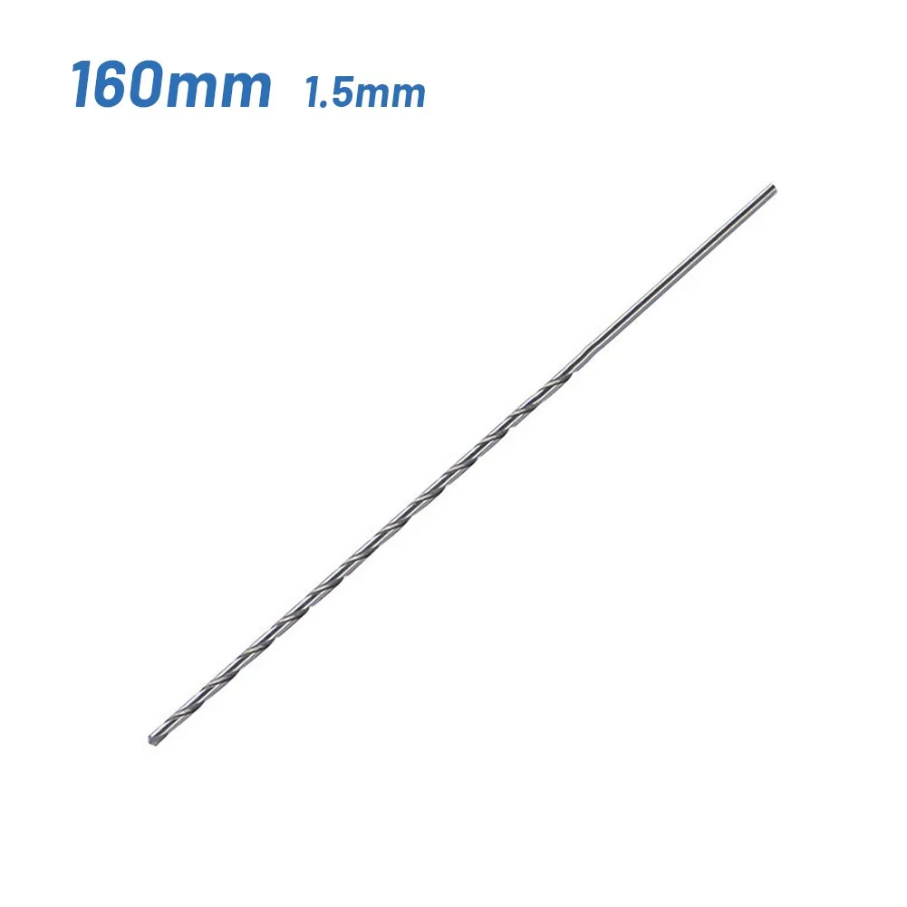 

Shank Drill Bit Diameter 1.5-5.5mm Length 160-200mm Silver Extra Long HSS Straight High Speed Steel Convenient-Drilling