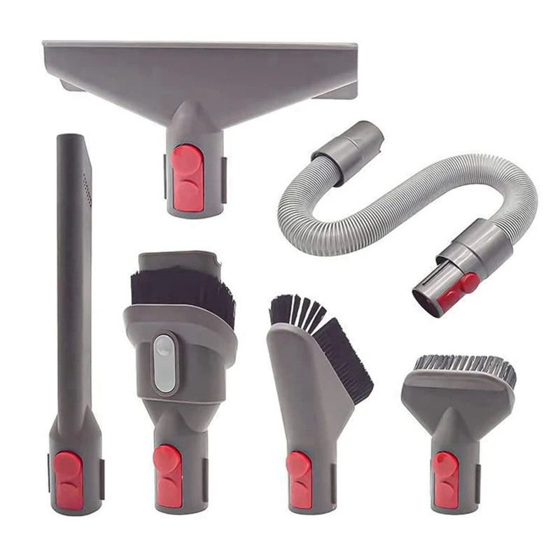 Аксессуары для пылесоса Dyson V7 V8 V10 V11, комплект сменных щеток с удлинительным шлангом
Аксессуары для пылесоса Dyson V7 V8 V10 V11, комплект сменных щеток с удлинительным шлангом