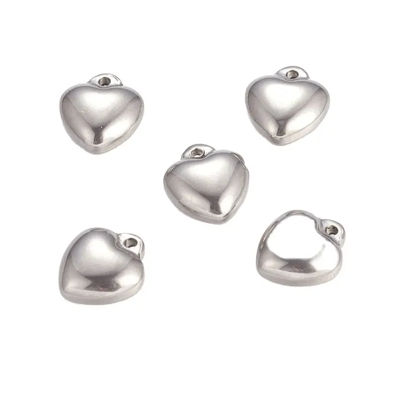 Pandahall 100 Pcs Heart Shape Stainless Steel Charms Pendants Jewelry Necklaces Earrings Bracelets Making Supplies Accessories 
Pandahall 100 Pcs Heart Shape Stainless Steel Charms Pendants Jewelry Necklaces Earrings Bracelets Making Supplies Accessories