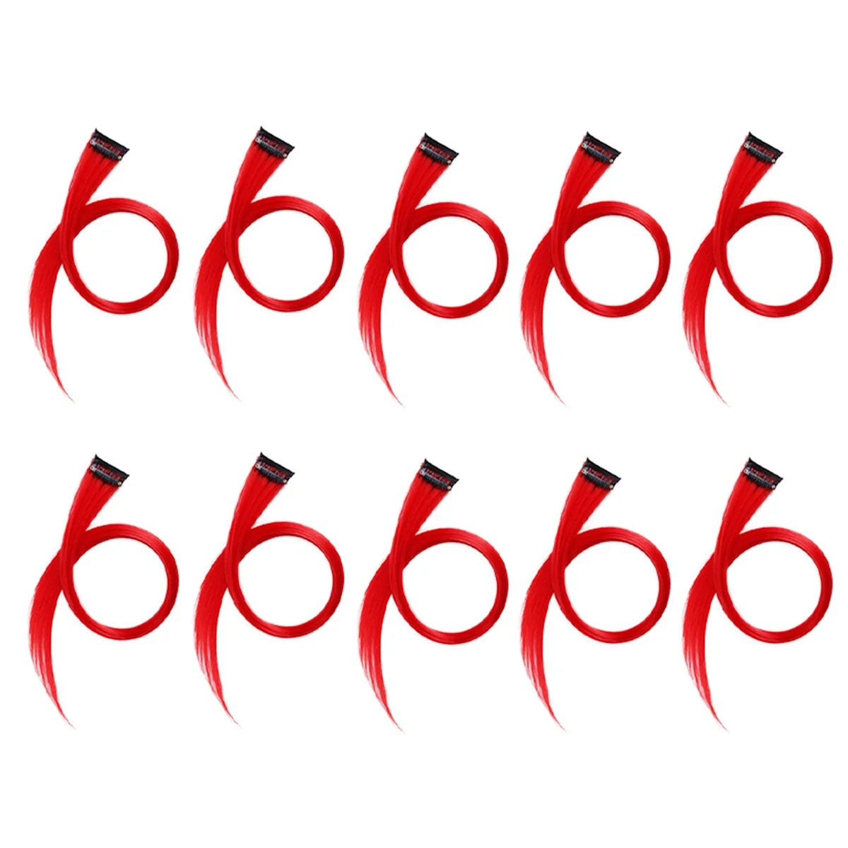 10Pc Rainbow Girl Highlighted Hair Extension Hairpin Long Straight Hair Clip Trimmable for Hair False Hair Red 3.2x55cm
10Pc Rainbow Girl Highlighted Hair Extension Hairpin Long Straight Hair Clip Trimmable for Hair False Hair Red 3.2x55cm