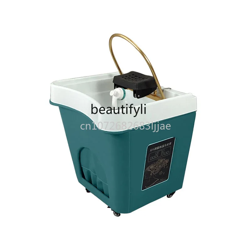 Movable Shampoo Basin Head Therapy Machine Supporting Massage Couch Facial Bed Fumigation Water Circulation Shampoo Machine
Movable Shampoo Basin Head Therapy Machine Supporting Massage Couch Facial Bed Fumigation Water Circulation Shampoo Machine