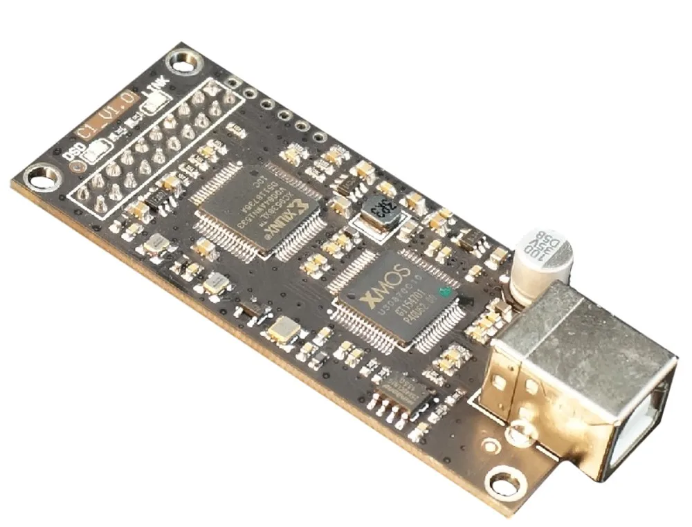 SINGXER C-1 XMOS плата цифрового интерфейса XU208 U8, обновленная версия Femtosecond TCXO
SINGXER C-1 XMOS плата цифрового интерфейса XU208 U8, обновленная версия Femtosecond TCXO