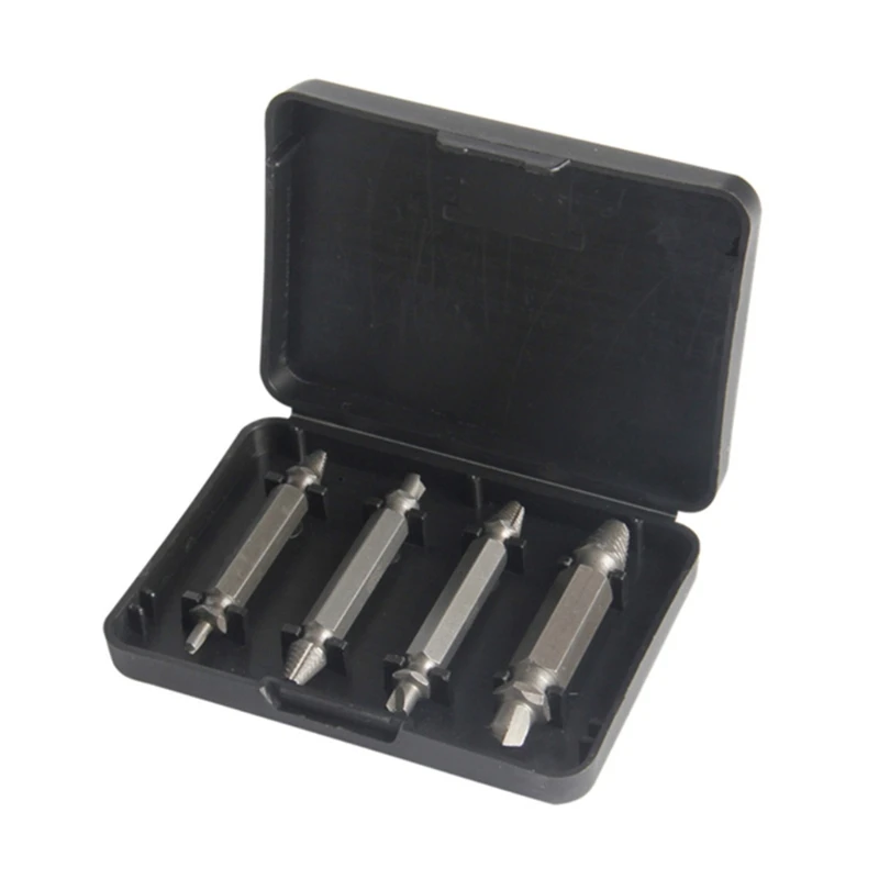 4 Pieces Broken Screw Extractor for House Construction Work Stripped Screw Extractor Corrosion Resistance
4 Pieces Broken Screw Extractor for House Construction Work Stripped Screw Extractor Corrosion Resistance
