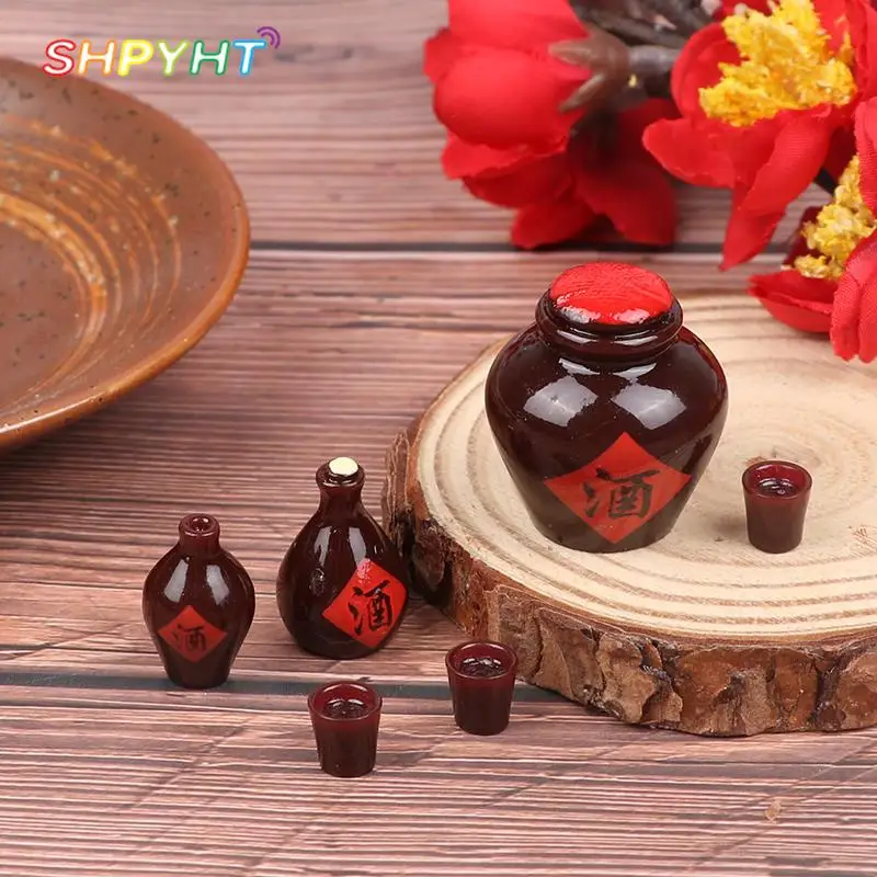 1/4pcs Artificial Mini Chinese Wine Jar Miniature Figurine Pretend Play Kitchen Toy Doll House DIY Accessories Gift Baby Gift
1/4pcs Artificial Mini Chinese Wine Jar Miniature Figurine Pretend Play Kitchen Toy Doll House DIY Accessories Gift Baby Gift