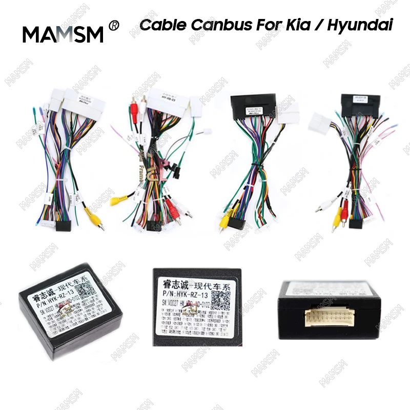 MAMSM Car 20pin Audio Cable With Canbus Box Wire Adapter For Hyundai Tucson IX35 IX45 SantaFe Elantra MISTRA Sportage Kia OPTIMA
MAMSM Car 20pin Audio Cable With Canbus Box Wire Adapter For Hyundai Tucson IX35 IX45 SantaFe Elantra MISTRA Sportage Kia OPTIMA