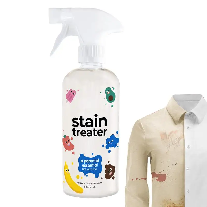 

300ML Stain Remover Laundry Spray Remover for Fabric Stains Portable Stain Treater Spray Spot Removal for Chocolate Food Stains