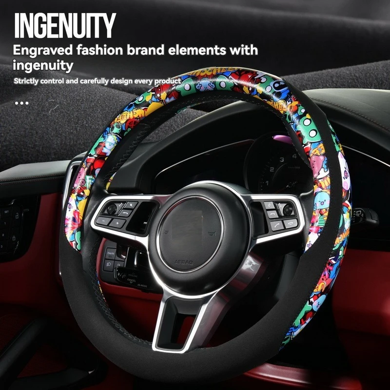 PKQ High-end Suede velvet Steering Wheel Cover for 14.5-15 inch Steering Wheel Real Leather Steering Wheel Cover for Men Women
PKQ High-end Suede velvet Steering Wheel Cover for 14.5-15 inch Steering Wheel Real Leather Steering Wheel Cover for Men Women