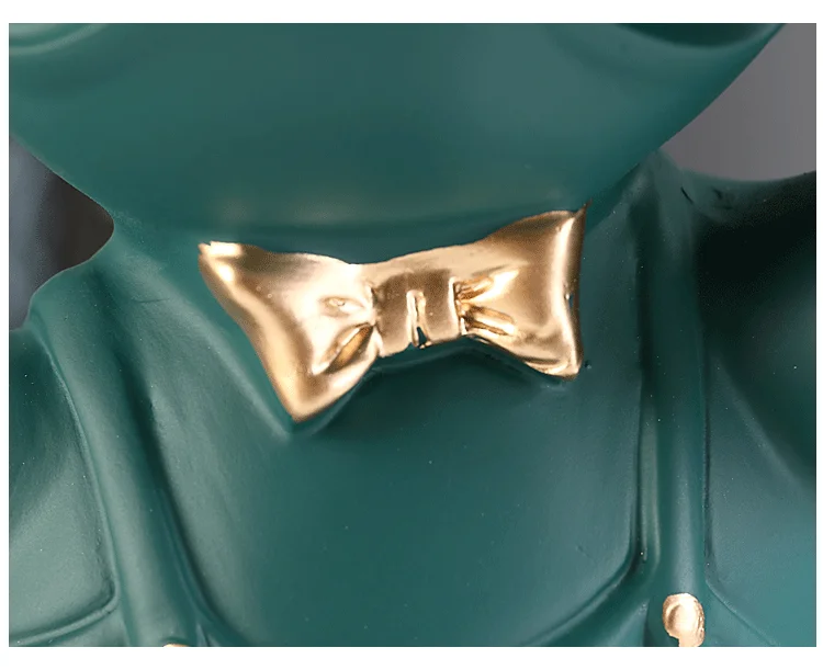 Animal Resin Sculpture dog Butler statue Home Decor French Bulldog with Double Metal tray Table Ornaments Decor Dog Figurine Art Animal Resin Sculpture dog Butler statue Home Decor French Bulldog with Double Metal tray Table Ornaments Decor Dog Figurine Art