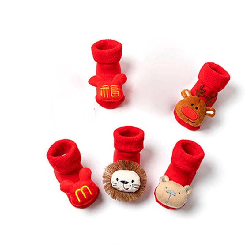 Christmas Baby Socks Cotton Red Non-slip Floor Grip Sock Cartoon Doll Toddler Kids Socks Kids Infant Xmas Short Socks Clothing
Christmas Baby Socks Cotton Red Non-slip Floor Grip Sock Cartoon Doll Toddler Kids Socks Kids Infant Xmas Short Socks Clothing