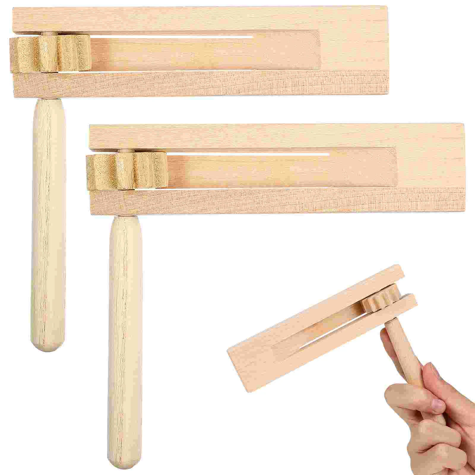 2 Pcs Wooden Matraca Noise Maker Toys Traditional Matraca Ratchet Instrument Toys for Sporting Events Party Favors Football
2 Pcs Wooden Matraca Noise Maker Toys Traditional Matraca Ratchet Instrument Toys for Sporting Events Party Favors Football