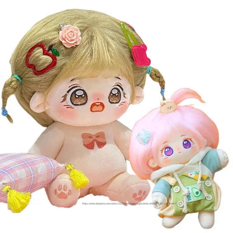 

20cm New Idol Doll Plush Cotton Star Dolls Kawaii Stuffed Baby Plushies No Attributes Dolls Toys Fans Collection Children Gifts