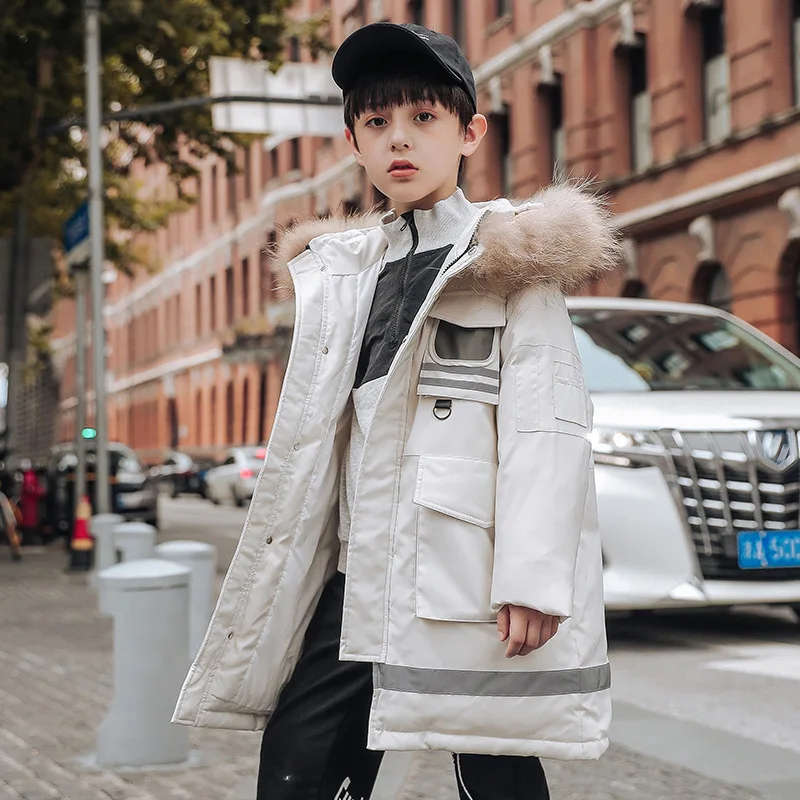 children's clothing down jacket medium and long boys thickened warm winter jacket
children's clothing down jacket medium and long boys thickened warm winter jacket