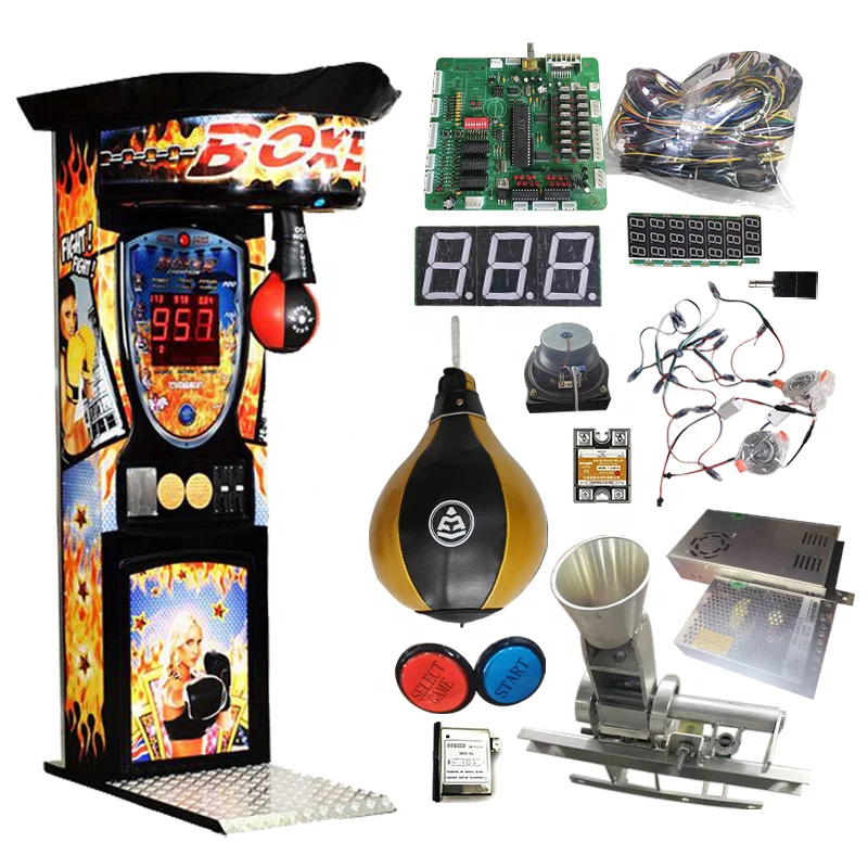 

Coin Operated Game Street Amusement Park Electronic Hammer Boxing Machine Arcade Boxing Punch Machine Mainboard Kit For Sale