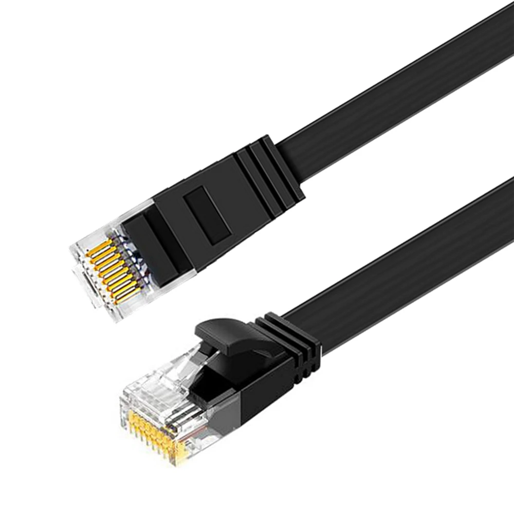 CAT6 Flat Ethernet Cable RJ45 Lan Cable Networking Ethernet Patch Cord CAT 6 Network Short Cables For Computer Router Laptop
CAT6 Flat Ethernet Cable RJ45 Lan Cable Networking Ethernet Patch Cord CAT 6 Network Short Cables For Computer Router Laptop