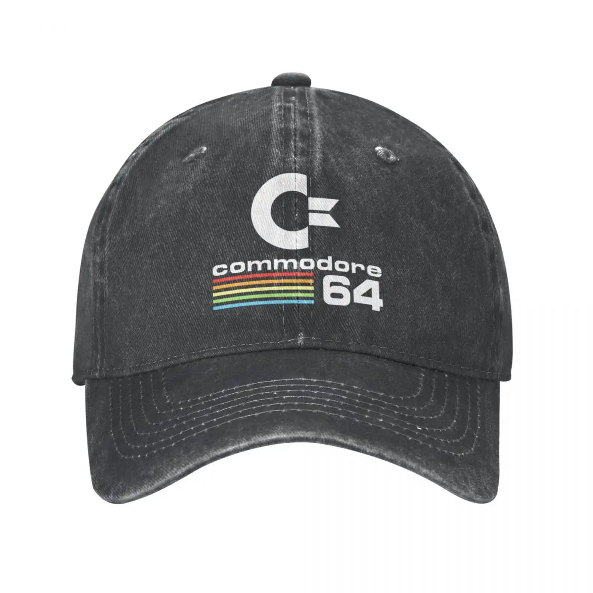 

Computers Dad Men Women Baseball Caps Commodore 64 Distressed Denim Caps Hat Fashion Outdoor Running Golf Gift Snapback Cap