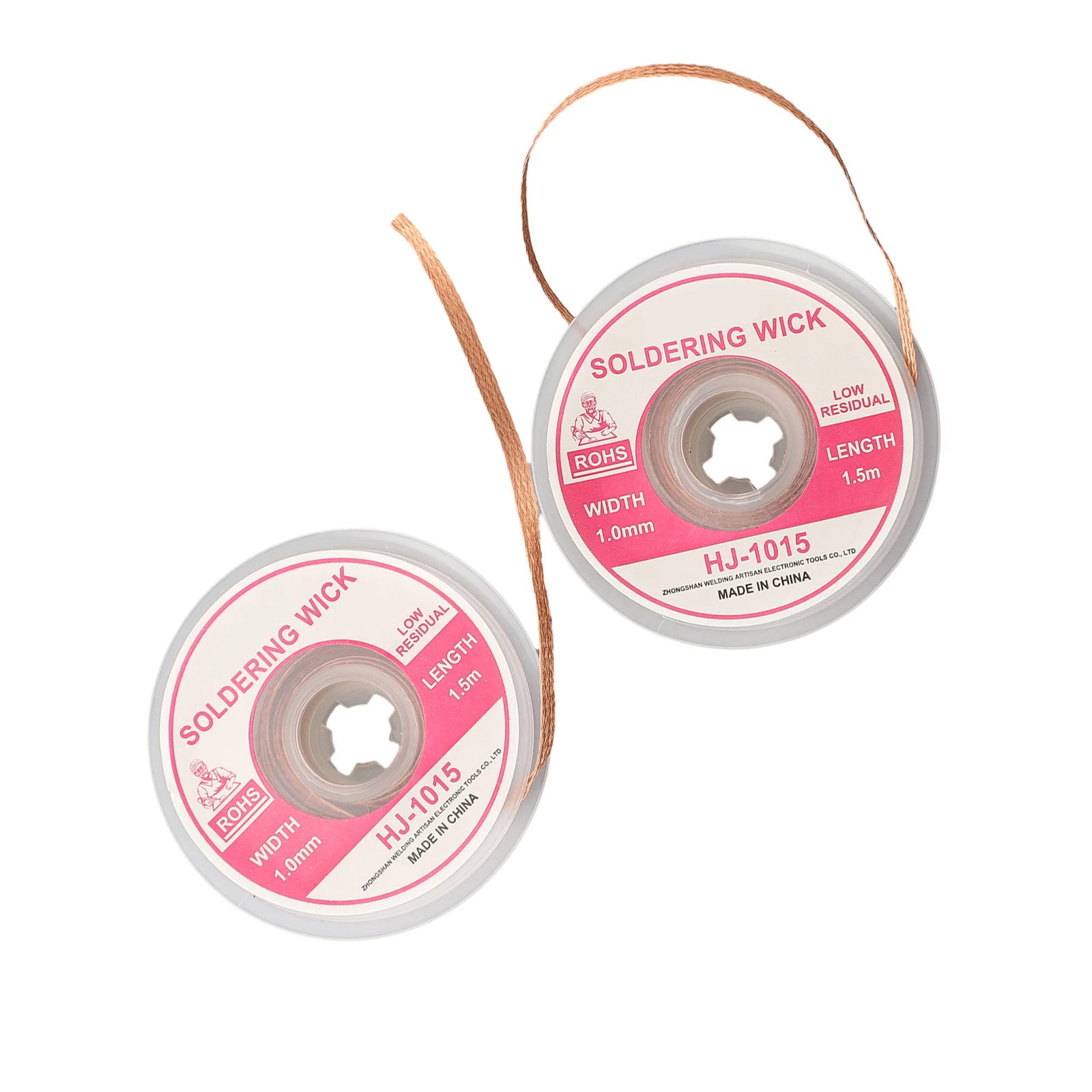 2 PCS 1.5 Meter Length Welding Wires Desoldering Braid Solder Remover Wire Repair Tool 1.0mm 1.5mm 2.0mm 2.5mm 3.0mm 3.5mm
2 PCS 1.5 Meter Length Welding Wires Desoldering Braid Solder Remover Wire Repair Tool 1.0mm 1.5mm 2.0mm 2.5mm 3.0mm 3.5mm